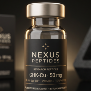 GHK-Cu research peptide vial - Nexus Peptides
