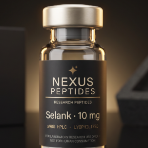 Selank research peptide vial - Nexus Peptides